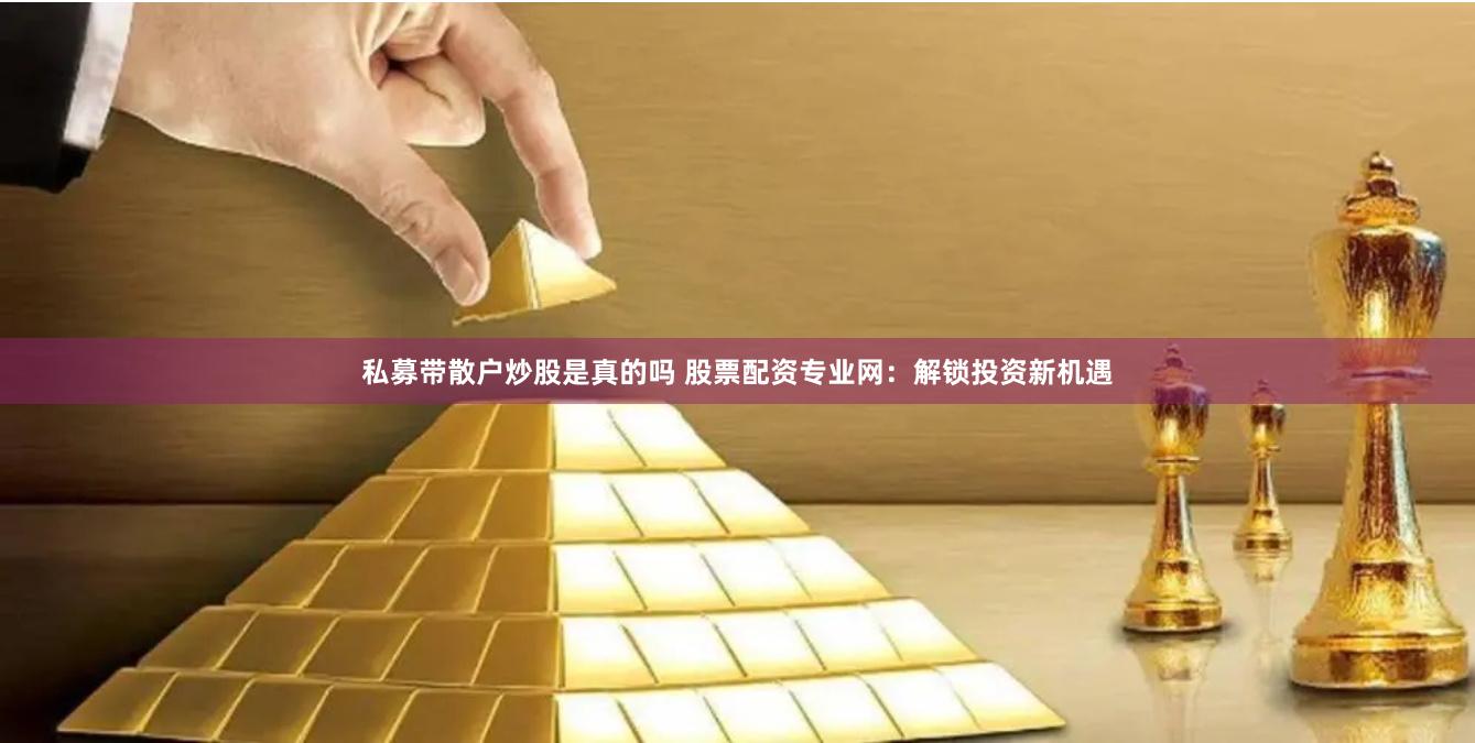私募带散户炒股是真的吗 股票配资专业网：解锁投资新机遇
